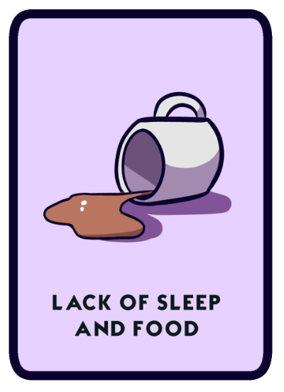 Lack of Sleep and Food